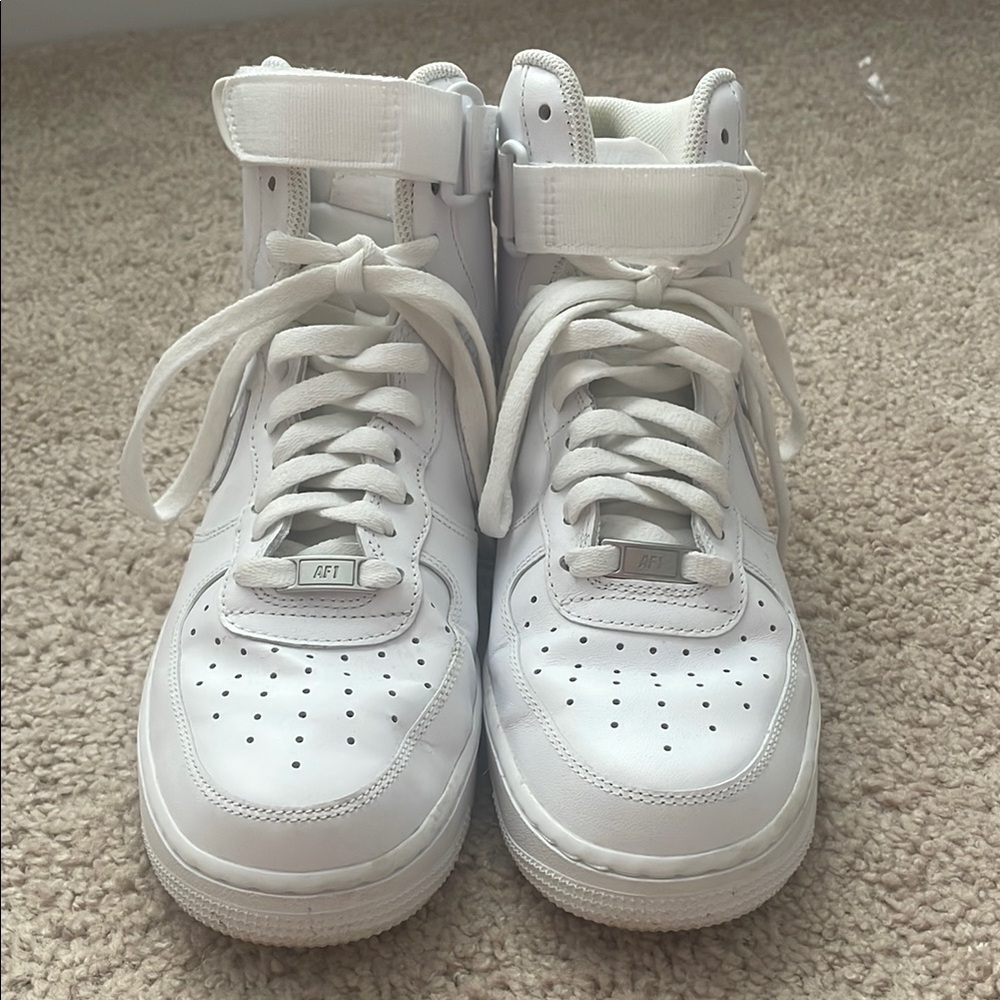 White High-Top Sneakers